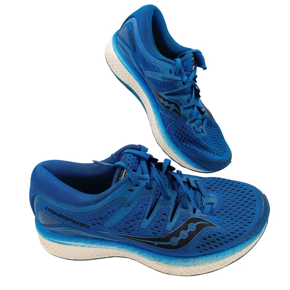 Saucony Running Shoes Mens Size 7 Blue Triumph ISO 5 Cushioned Road Neutral